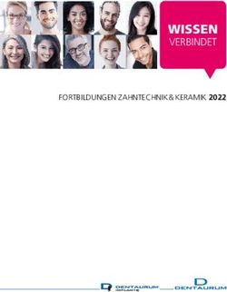 WISSEN VERBINDET FORTBILDUNGEN ZAHNTECHNIK & KERAMIK 2022 - Dentaurum
