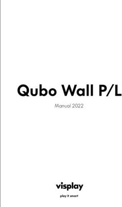 Qubo Wall P/L Manual 2022 - play it smart - Visplay