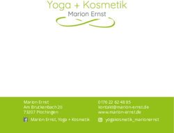 Marion Ernst Am Bruckenbach 20 73207 Plochingen 0176 22 62 48 85 www.marion-ernst.de - Marion Ernst, Yoga + ...