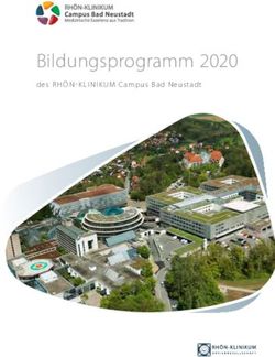 Bildungsprogramm 2020 - des RHÖN-KLINIKUM Campus Bad Neustadt