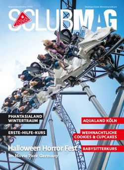 Halloween Horror Fest - im Movie Park Germany PHANTASIALAND WINTERTRAUM ERSTE-HILFE-KURS - Stadtsparkasse Mönchengladbach