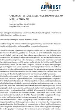 CFP: ARCHITECTURE_METAPHOR (FRANKFURT AM MAIN, 6-7 NOV 20) - ArtHist.net