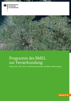 Programm des BMEL zur Fernerkundung - Chancen f&uuml;r Land-, Forst- und Fischereiwirtschaft, f&uuml;r Politik und Verwaltung - Geoportal GDI-BMEL
