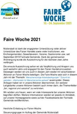 Faire Woche 2021 - Mutterstadt