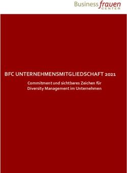 BFC UNTERNEHMENSMITGLIEDSCHAFT 2021 - Commitment und sichtbares Zeichen f&uuml;r Diversity Management im Unternehmen - Business ...