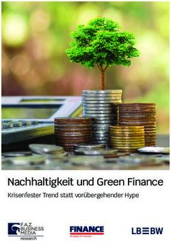 Nachhaltigkeit und Green Finance - Krisenfester Trend statt vorübergehender Hype - LBBW