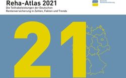 Reha-Atlas 2021 Die Teilhabeleistungen der Deutschen Rentenversicherung in Zahlen, Fakten und Trends - Deutsche Rentenversicherung