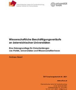 Wissenschaftliche Besch&auml;ftigungsverl&auml;ufe an &ouml;sterreichischen Universit&auml;ten