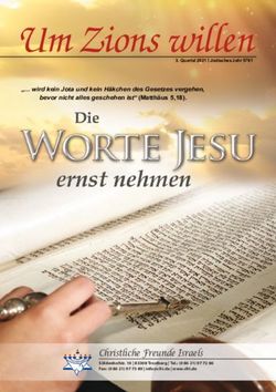 Um Zions willen - Christliche Freunde Israels