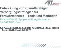 ENTWICKLUNG VON ZUKUNFTSF&Auml;HIGEN VERSORGUNGSSTRATEGIEN F&Uuml;R FERNW&Auml;RMENETZE - TOOLS UND METHODEN - ENINNOV2018, 15. SYMPOSIUM ENERGIEINNOVATION ...