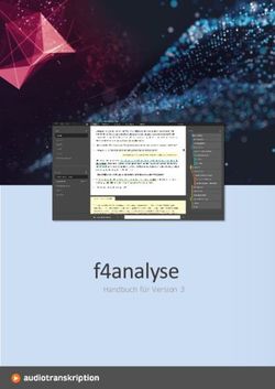 F4analyse Handbuch f&uuml;r Version 3 - audiotranskription