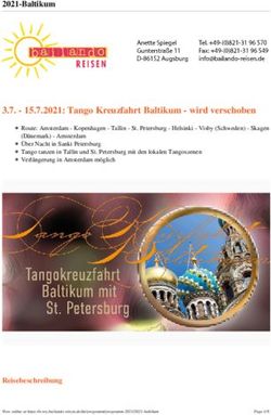 3.7 15.7.2021: Tango Kreuzfahrt Baltikum - wird verschoben