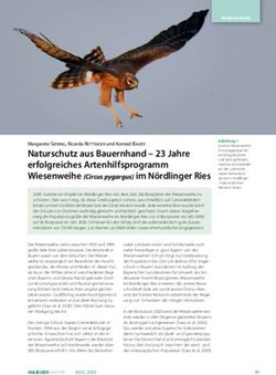 Naturschutz aus Bauernhand - 23 Jahre erfolgreiches Artenhilfsprogramm