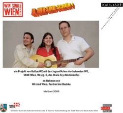 Ein Projekt von KulturAXE mit den Jugendlichen der betreuten WG, 1030 Wien, Weyrg. 6, des Clara-Fey-Kinderdorfes im Rahmen von Wir sind Wien ...
