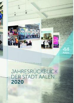 JAHRESR&Uuml;CKBLICK DER STADT AALEN 2020