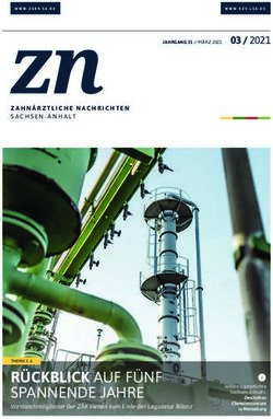 R&Uuml;CKBLICK AUF F&Uuml;NF SPANNENDE JAHRE - Die ...