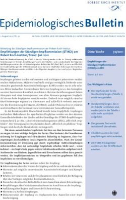 Epidemiologisches Bulletin