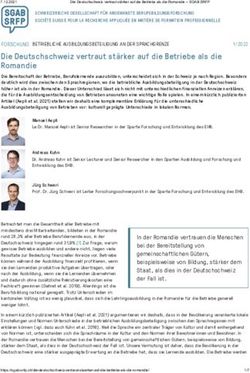 Die Deutschschweiz vertraut stärker auf die Betriebe als die Romandie