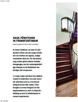 HAUS P&Uuml;NKTCHEN IN FRANKFURT/MAIN