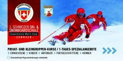 PRIVAT- UND KLEINGRUPPEN-KURSE / 1-TAGES-SPEZIALANGEBOTE - ERWACHSENE KINDER ANFÄNGER FORTGESCHRITTENE KÖNNER - Skischule Samnaun