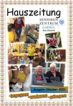 Hauszeitung - Ausgabe Oktober 2021 - Seniorenzentrum Garrel