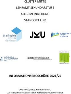 INFORMATIONSBROSCH&Uuml;RE 2021/22 - CLUSTER MITTE LEHRAMT SEKUNDARSTUFE ALLGEMEINBILDUNG STANDORT LINZ