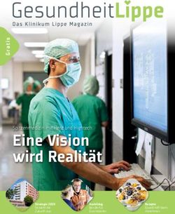 Eine Vision wird Realit&auml;t - Spitzenmedizin mit Herz und Hightech - Strategie 2025 So sieht die Zukunft aus