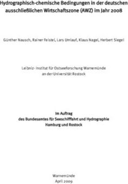 Hydrographisch-chemische Bedingungen in der deutschen ausschlie&szlig;lichen Wirtschaftszone (AWZ) im Jahr 2008