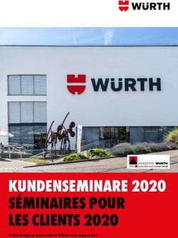 KUNDENSEMINARE 2020 S&Eacute;MINAIRES POUR LES CLIENTS 2020 - W&uuml;rth bringt es Ihnen n&auml;her! W&uuml;rth vous rapproche!