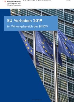 EU Vorhaben 2019 im Wirkungsbereich des BMDW - Österreichisches Parlament