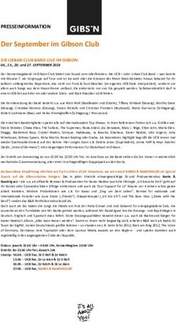 Der September im Gibson Club - PRESSEINFORMATION