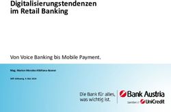 Digitalisierungstendenzen im Retail Banking - Von Voice Banking bis Mobile Payment - Banken-Symposium ...