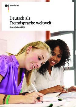 Deutsch als Fremdsprache weltweit - Datenerhebung 2020