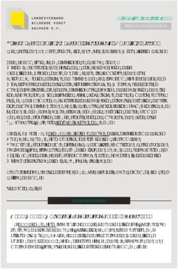 Liebe Kolleginnen und Kollegen, sehr geehrte Damen und Herren, Landesverband Bildende Kunst ...