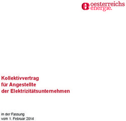 Kollektivvertrag f&uuml;r Angestellte der Elektrizit&auml;tsunternehmen - in der Fassung vom 1. Februar 2014