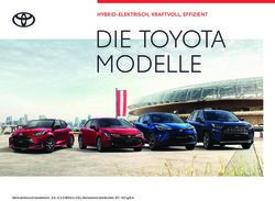 DIE TOYOTA MODELLE HYBRID-ELEKTRISCH, KRAFTVOLL, EFFIZIENT