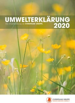 UMWELTERKLÄRUNG 2020 DIE UMWELTERKLÄRUNG DER EVERSFRANK GRUPPE - EVERS REFOREST