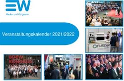 Veranstaltungskalender 2021/2022 - EW Medien