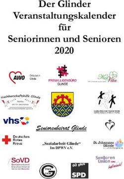 Der Glinder Veranstaltungskalender f&uuml;r Seniorinnen und Senioren 2020 - Seniorenbeirat Glinde