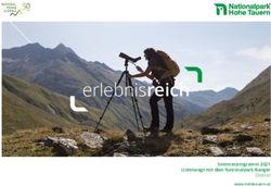 Erlebnisreich - Nationalpark Hohe Tauern