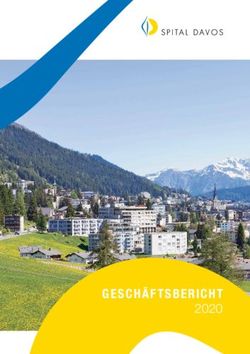 GESCHÄFTSBERICHT 2020 - Spital Davos