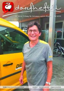 Die kleine Zeitung f&uuml;r Schongau und die Region 08/ 2020