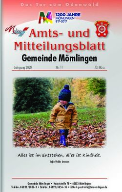 Amts- und Mitteilungsblatt - Gemeinde Mömlingen - Gemeinde Mömlingen