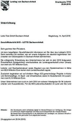 Unterrichtung - LOTTO Sachsen-Anhalt ...