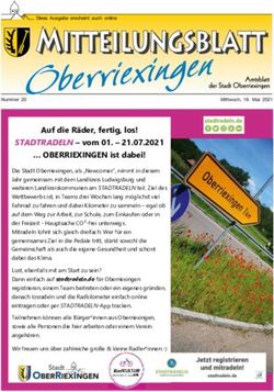 Auf die R&auml;der, fertig, los! - STADTRADELN - vom 01 21.07.2021 - Stadt Oberriexingen