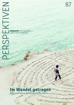 87 Im Wandel getragen Alte und neue Rituale entdecken - Missionarische Dienste