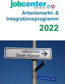 2022 Arbeitsmarkt- & Integrationsprogramm - Jobcenter Stadt Kassel