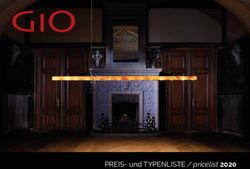 PREIS- und TYPENLISTE / pricelist 2020 - GIO Light