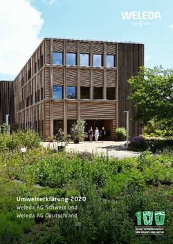Umwelterkl&auml;rung 2020 Weleda AG Schweiz und Weleda AG Deutschland - EMAS