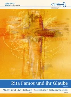 Rita Famos und ihr Glaube - Osterhasen-Schummeleien Macht und Ehr lichkeit - Kirche Weiningen